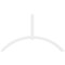 Ekena Millwork Archdale Architectural Grade PVC Gable Bracket, 96"W x 56"H x 2"D x 4"F, 14/12 Pitch GBP096X56X0204ARC00 - alternate 5